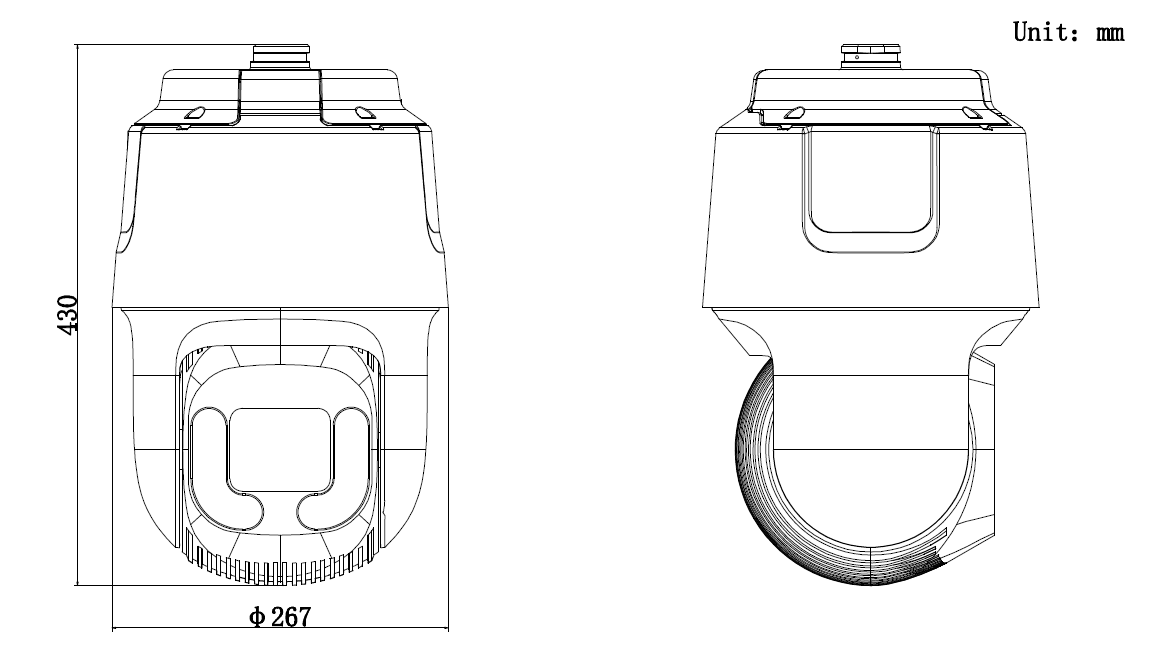 iDS-2DF8C453I5XS-A产品尺寸