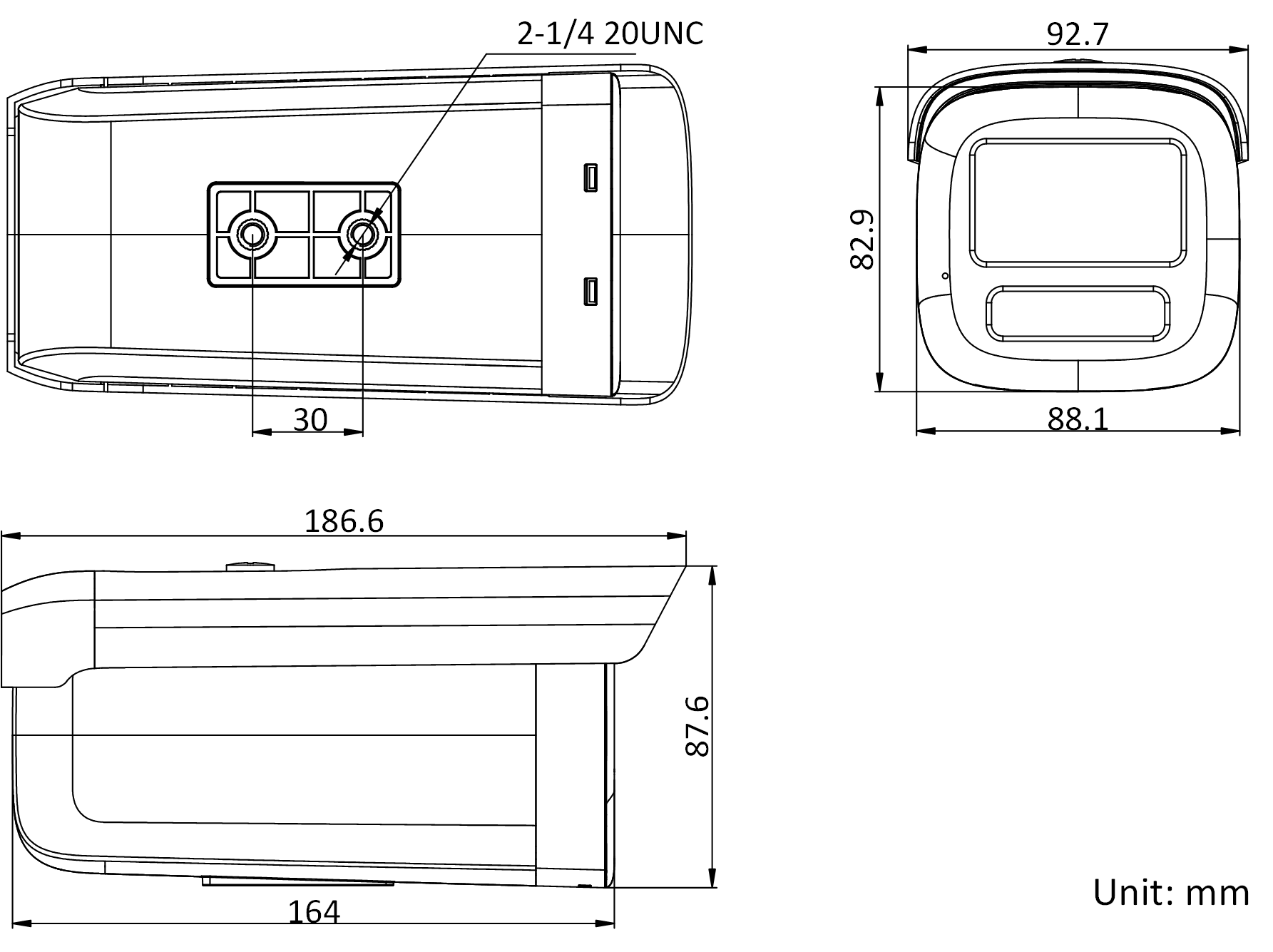 DS-2CD2T26E(D)WDV3-L产品尺寸