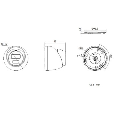 DS-IPC-T12HV3-IA外观尺寸