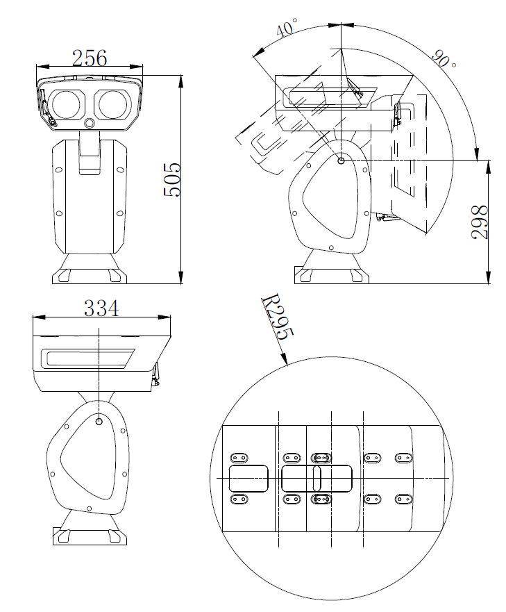 iDS-2DY9280I2AX-A(T5)产品尺寸