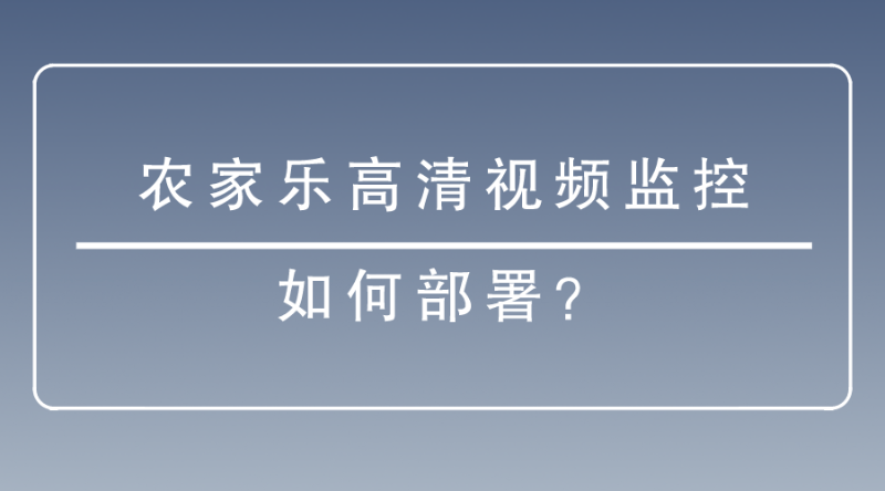 高清视频监控