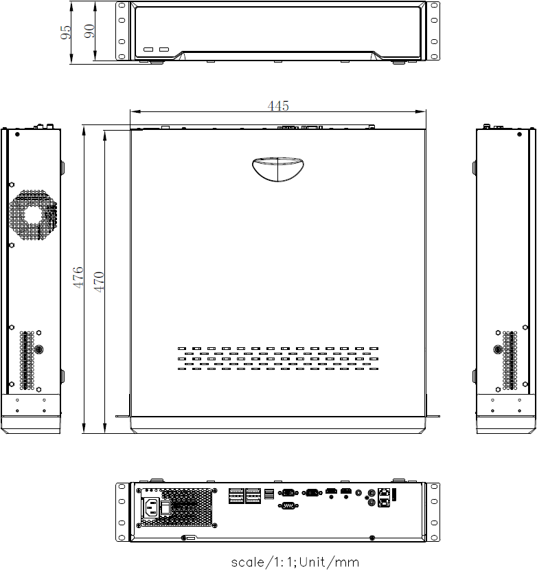 DS-6A16UD产品尺寸