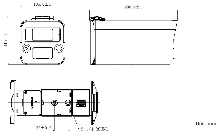 DS-2XS6E43-LS(G)(W)/C(1)(2)产品尺寸