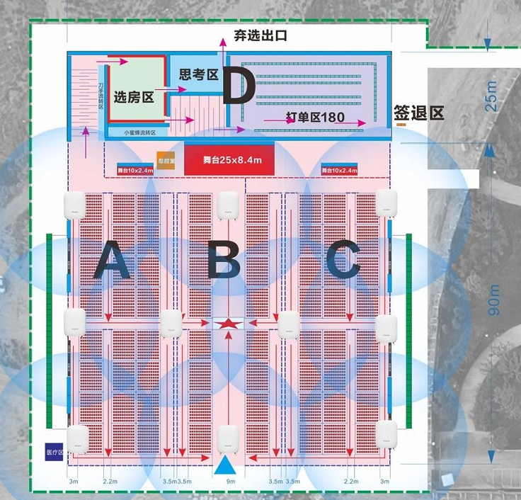 恒大时代新城开盘网络全覆盖部署