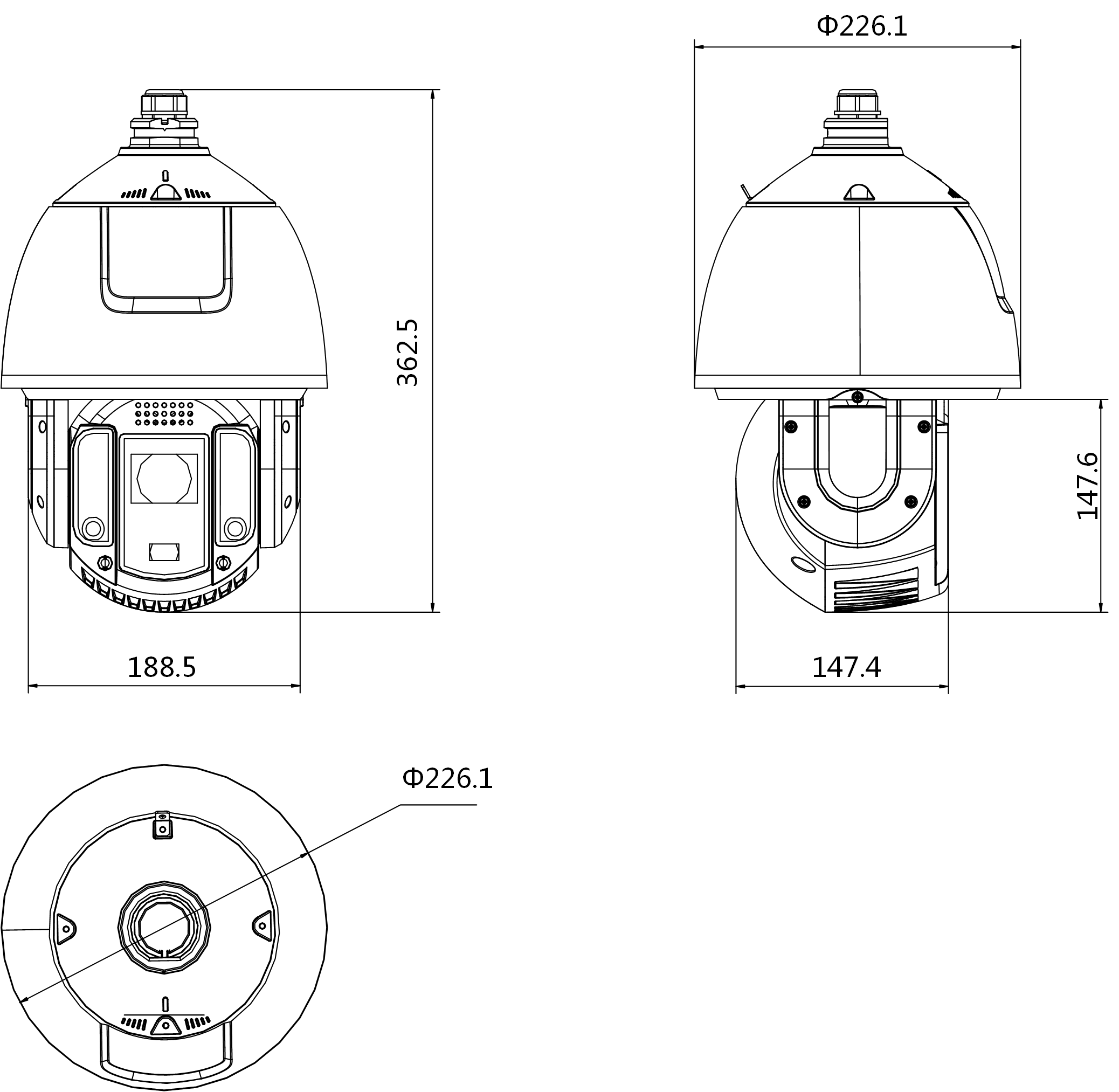 iDS-2DE7S424MW-AB(F1)(S5)(B)产品尺寸